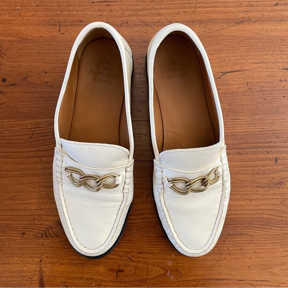 Sezane Vicky Loafers white Size 6.5 - Picture 2 of 13